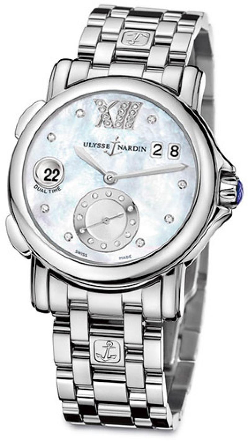 243-22-7/391 Ulysse Nardin GMT Big Date 37mm Dual Time Ladies