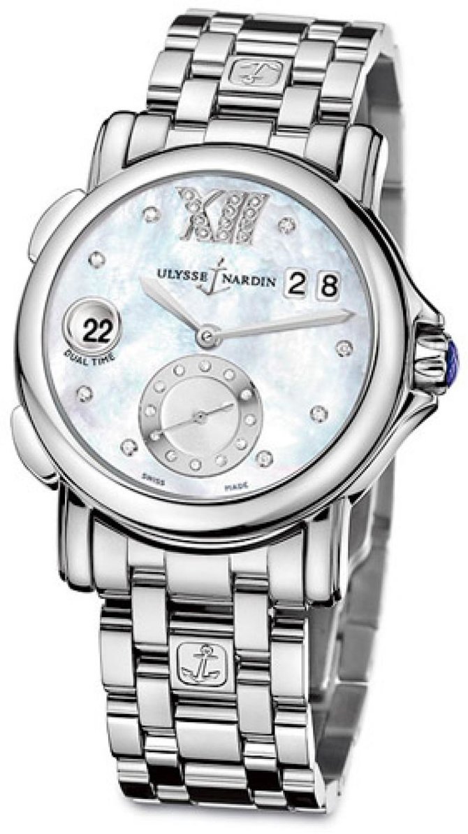 Ulysse Nardin 243-22-7/391 Dual Time Ladies GMT Big Date 37mm