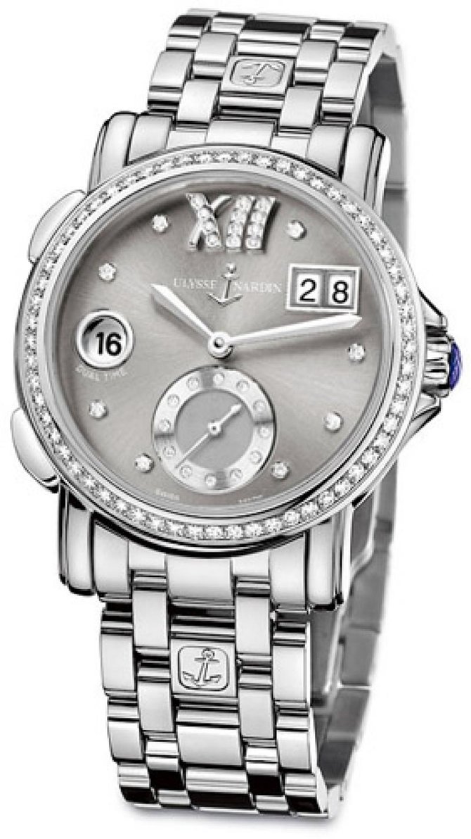 Ulysse Nardin 243-22B-7/30-02 Dual Time Ladies GMT Big Date 37mm