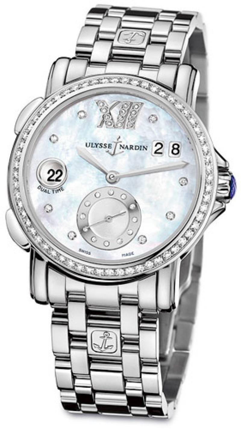 243-22B-7/391 Ulysse Nardin GMT Big Date 37mm Dual Time Ladies