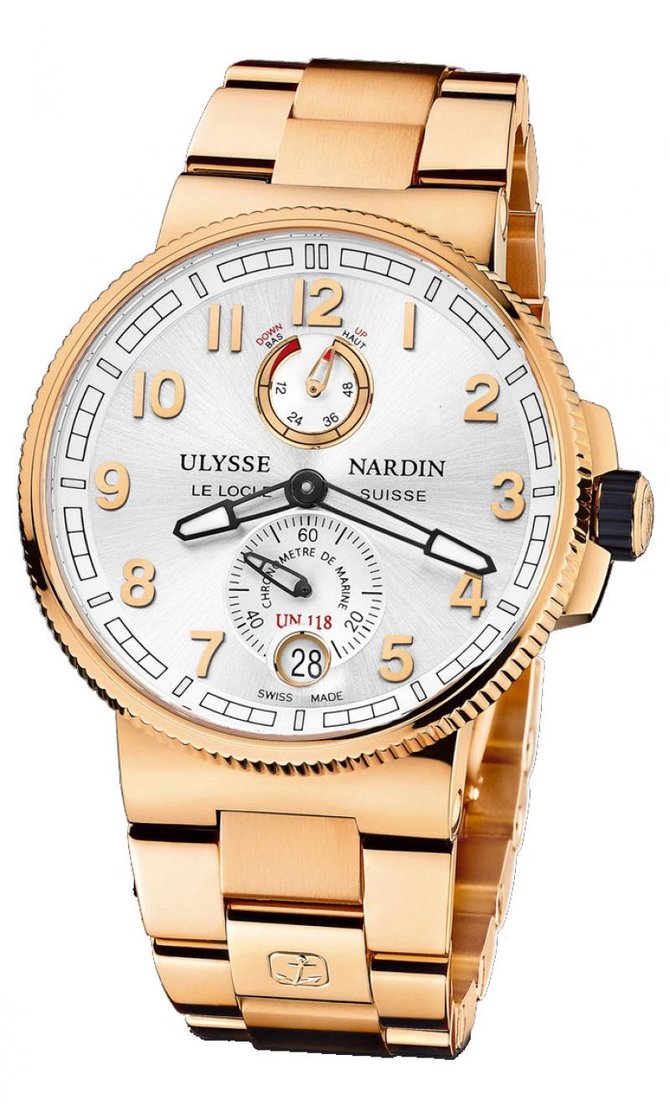 Ulysse Nardin 1186-126-8M/61 Marine Manufacture Chronometer 43 mm RG Bracelet