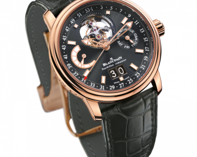 Blancpain 2925-3630-53B Leman Tourbillon Serti De Diamants Baguette - фото 2