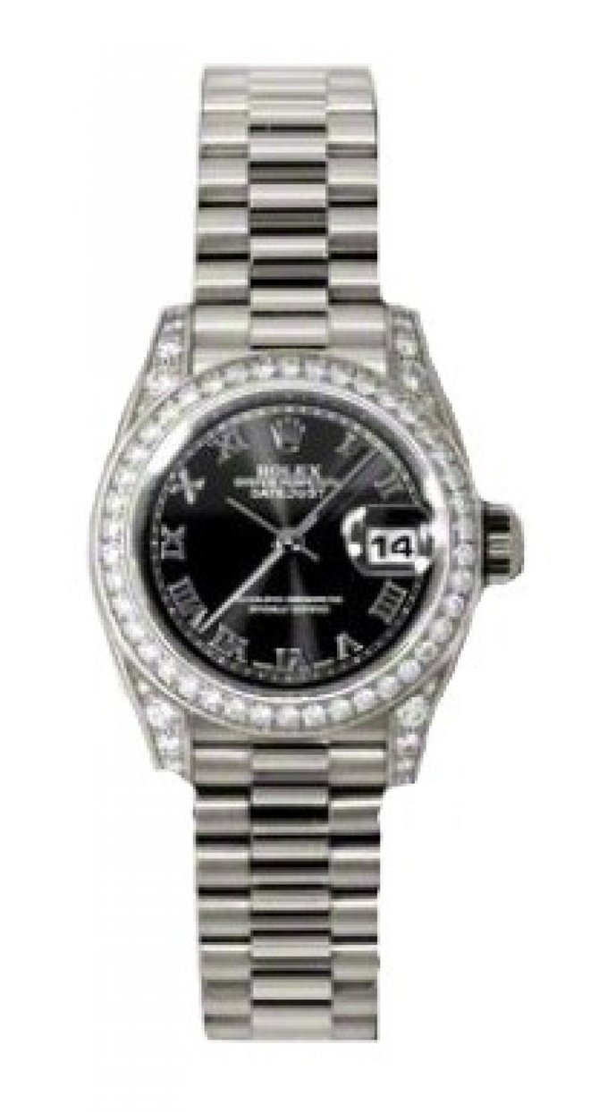 Rolex 179159 bkrp Datejust Ladies 26mm White Gold - фото 1