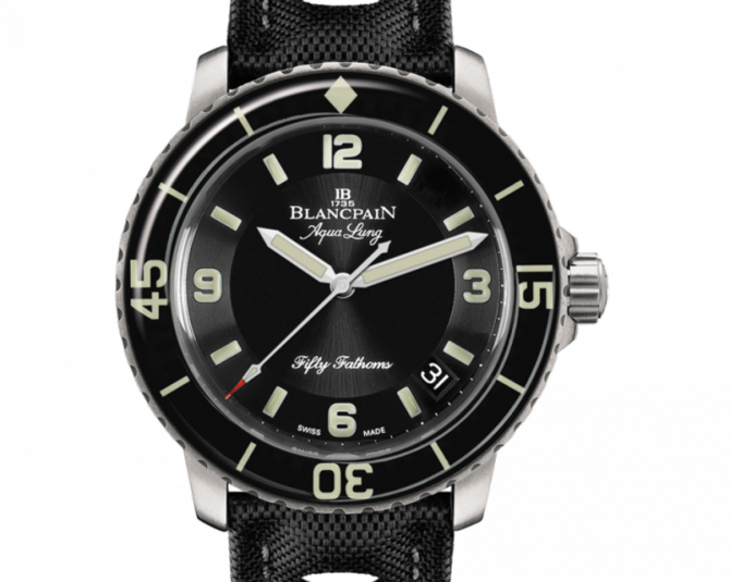 Blancpain 5015C-1130-52B Fifty Fathoms 'Tribute to Fifty Fathoms Aqua Lung' - фото 1