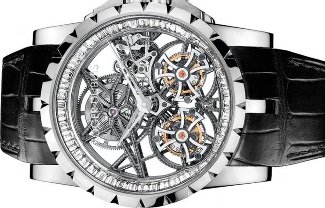 Roger Dubuis RDDBEX0252 Excalibur Excalibur Skeleton Double Flying Tourbillon - фото 3