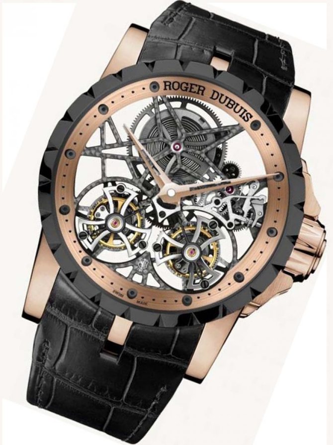 Roger Dubuis RDDBEX0253 Excalibur Excalibur Skeleton Double Flying Tourbillon - фото 2