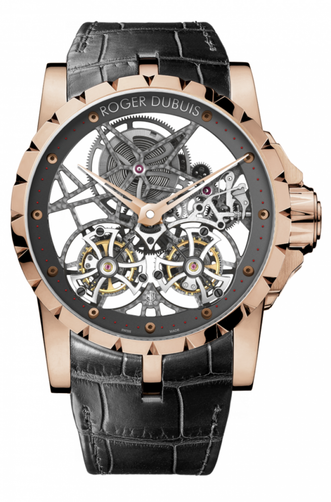 Roger Dubuis RDDBEX0283 Excalibur Excalibur Skeleton Double Flying Tourbillon - фото 1