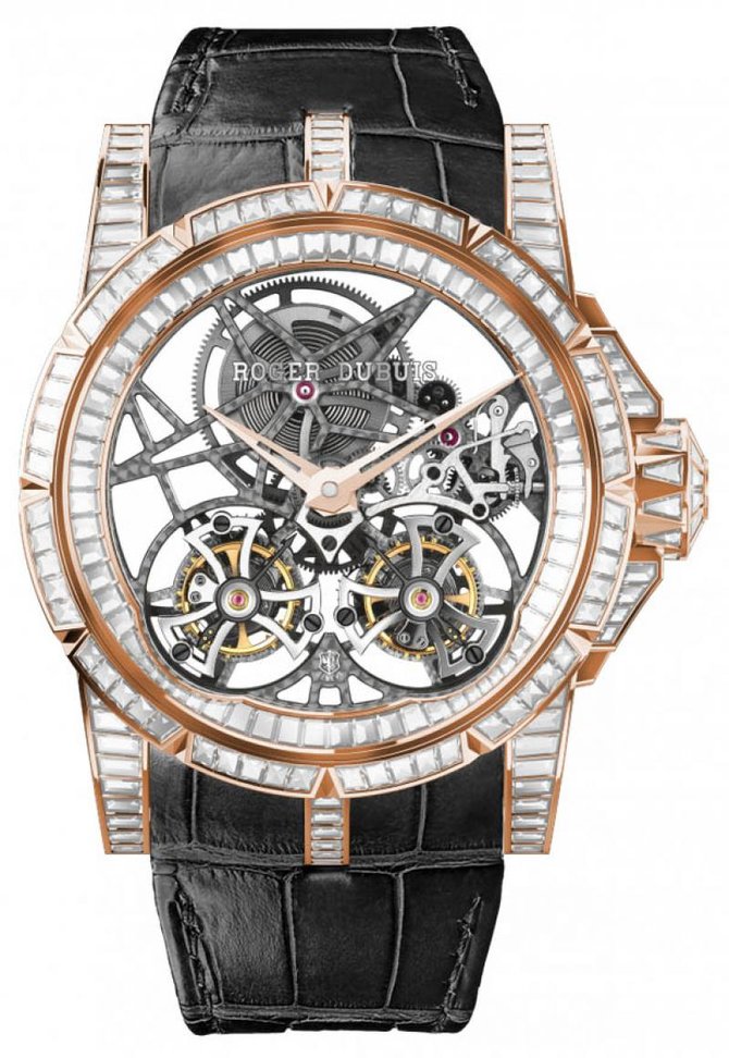 Roger Dubuis RDDBEX0298 Excalibur Excalibur Skeleton Double Flying Tourbillon