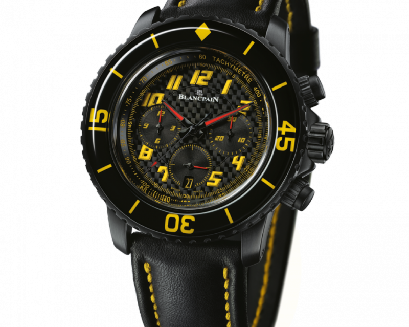 5785F.A-11D03-63A Blancpain 'Speed Command' Flyback Chronograph Fifty Fathoms