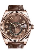 Rolex Часы Rolex Sky-Dweller M326135-0001 Everose Gold