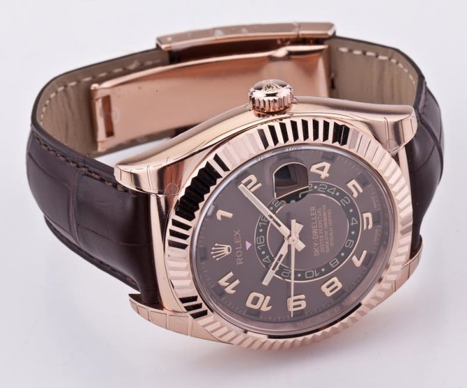 Rolex M326135-0001 Sky-Dweller Everose Gold - фото 8