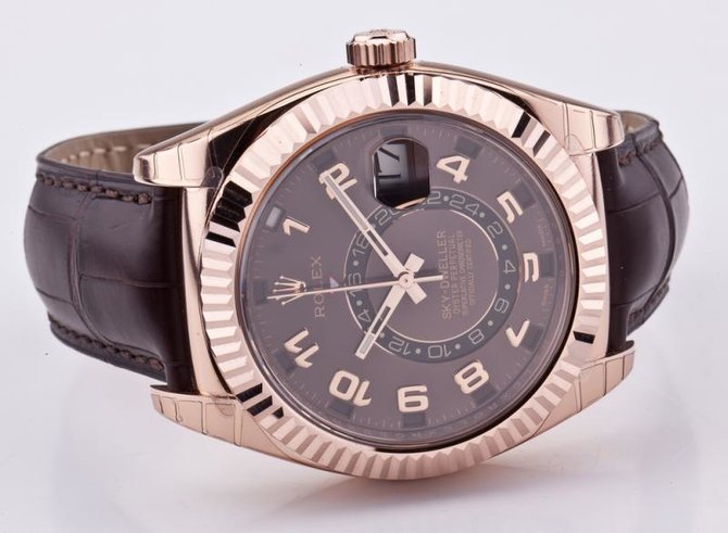 Rolex M326135-0001 Sky-Dweller Everose Gold - фото 9