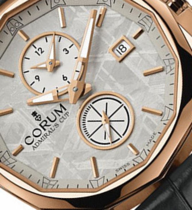 Corum 283.101.55/0001 PX34 Admirals Cup Legend Admiral's Cup Legend Meteorite Dual Time 42 - фото 3
