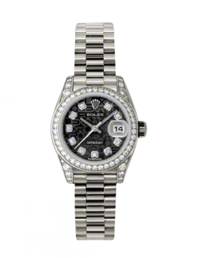 Rolex 179159 bkjdp Datejust Ladies 26mm White Gold - фото 1