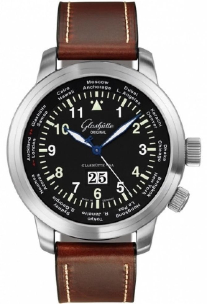 Glashutte Original 39-47-07-07-04 Senator Senator Navigator Worldview - фото 1