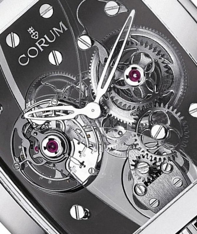 Corum 382.870.59/0F01 0000 Golden Bridges Golden Tourbillon Panoramique Grey Sapphire - фото 2