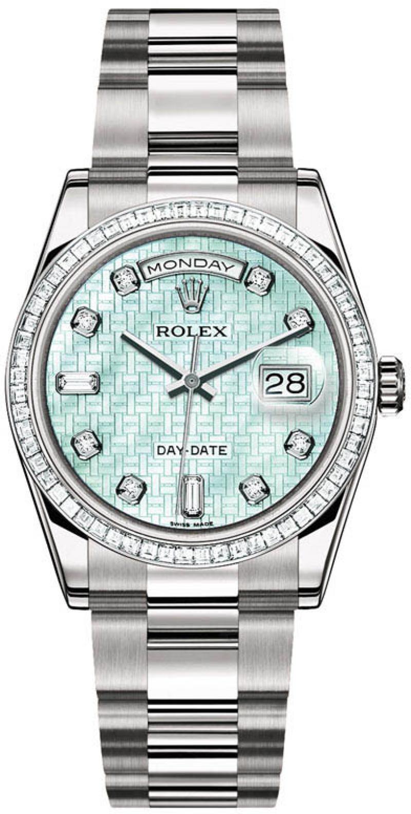 118399 Rolex 36mm Sertie Day-Date