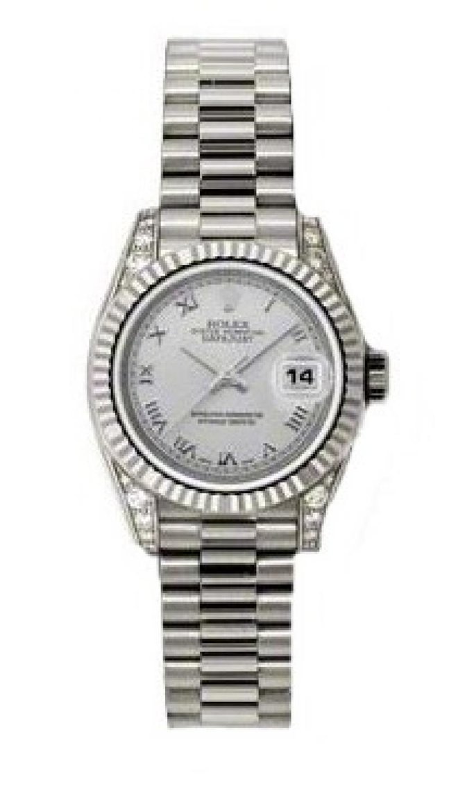 Rolex 179239 srp Datejust Ladies 26mm White Gold - фото 1