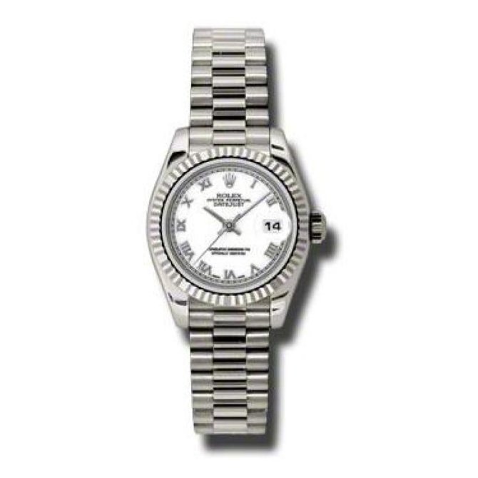 Rolex M179179-0149 Datejust Ladies 26mm White Gold - фото 2