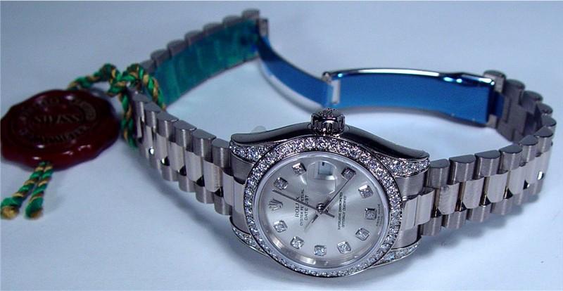 179159 sdo Rolex 26mm White Gold Datejust Ladies