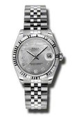 Rolex Datejust 178274 wgdmdaj 31mm Steel and White Gold