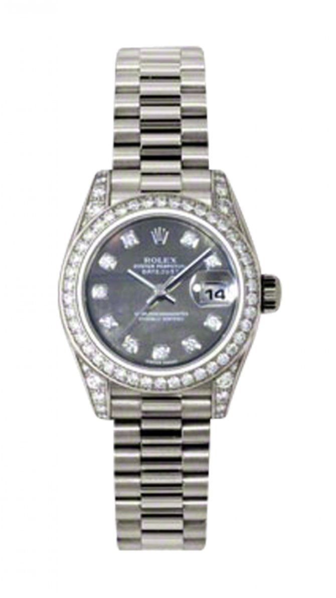 Rolex 179159 dkmdp Datejust Ladies 26mm White Gold - фото 1