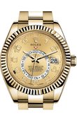 Rolex Часы Rolex Sky-Dweller M326938-0002 42mm Yellow Gold