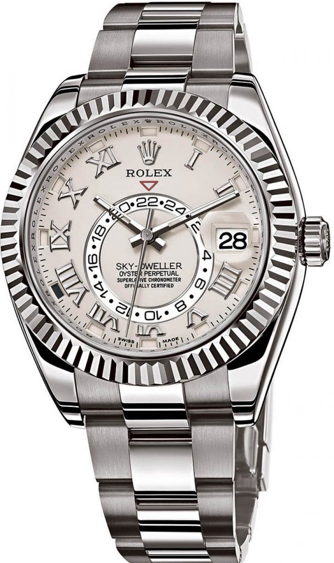 Rolex M326939-0001 Sky-Dweller 42mm White Gold - фото 2