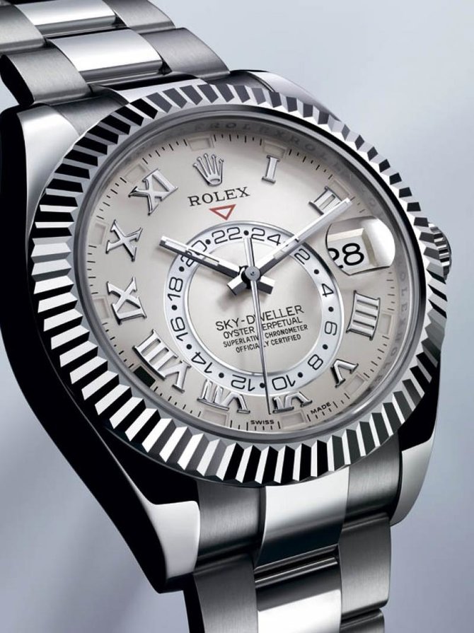 Rolex M326939-0001 Sky-Dweller 42mm White Gold - фото 3
