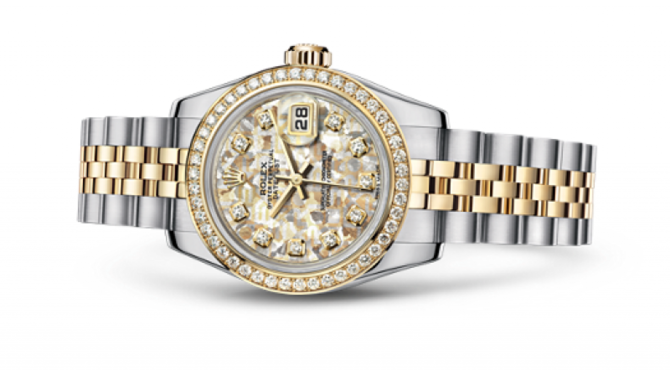 Rolex 179383 Gold Cristals Gray Datejust Ladies 26mm Steel and Yellow Gold - фото 2