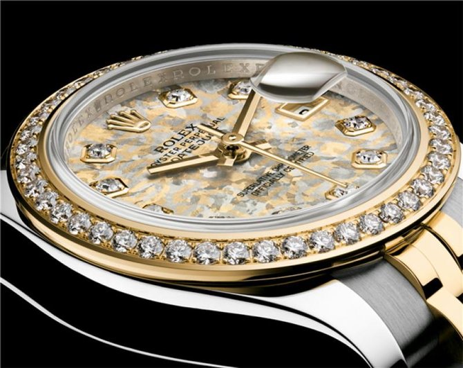 Rolex 179383 Gold Cristals Gray Datejust Ladies 26mm Steel and Yellow Gold - фото 6
