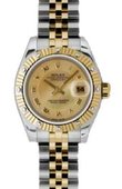 Rolex Datejust Ladies 179313 chmdrj 26mm Steel and Yellow Gold