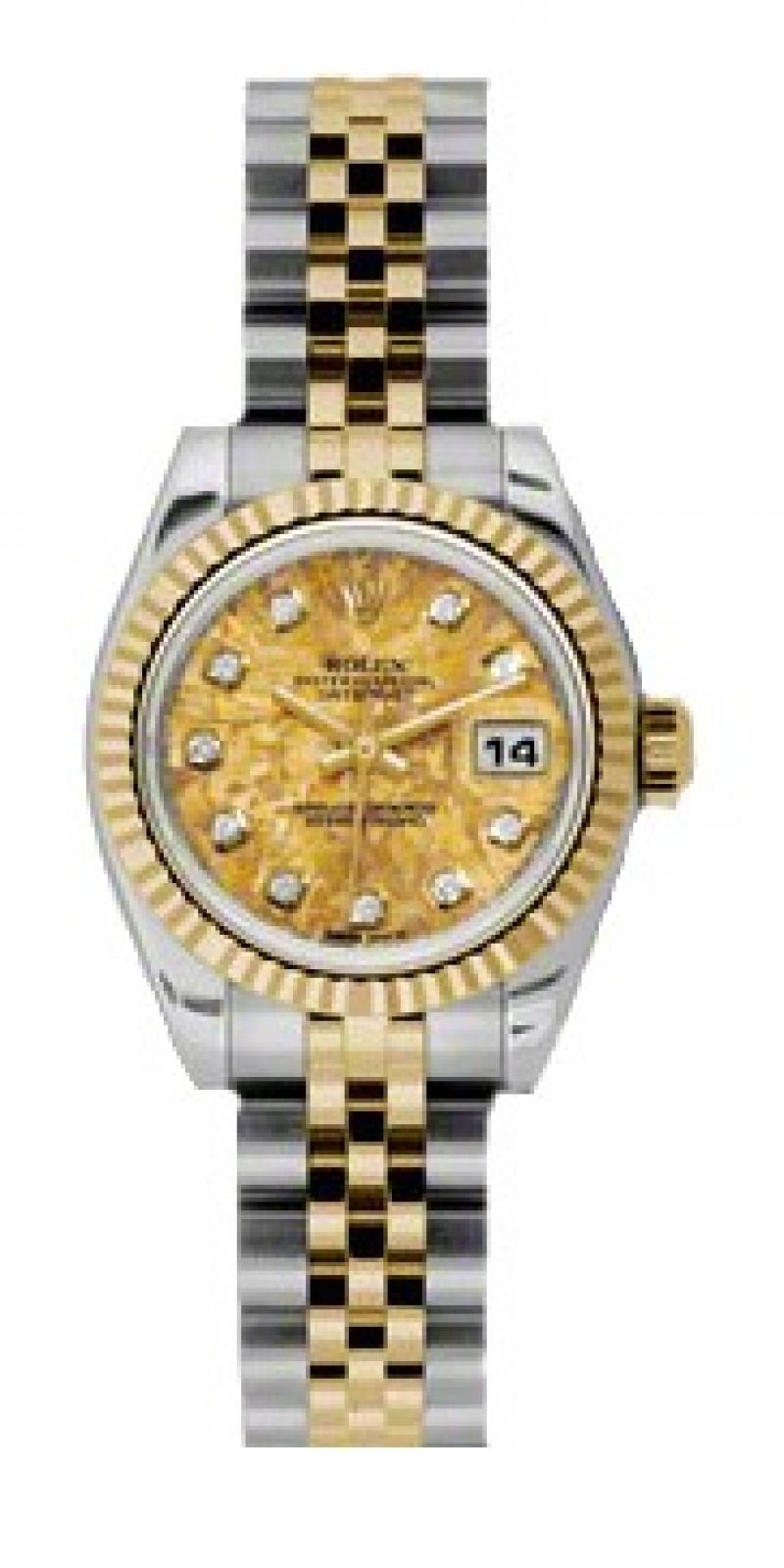179173 ygcdj Rolex 26mm Steel and Yellow Gold Datejust Ladies
