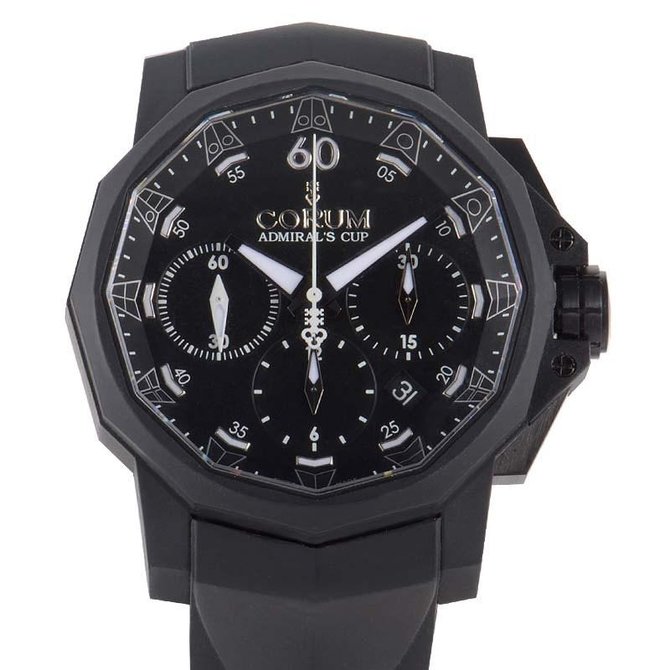 Corum 753.801.02/F371 AN21 Admirals Cup Challenger Admiral`s Cup Challenger Chrono Rubber 44 - фото 1