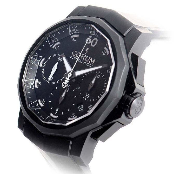 Corum 753.801.02/F371 AN21 Admirals Cup Challenger Admiral`s Cup Challenger Chrono Rubber 44 - фото 3