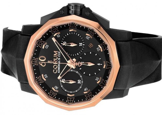 Corum 753.803.03/0371 AN22 Admirals Cup Challenger Admiral`s Cup Challenger Chrono Rubber 44 - фото 3