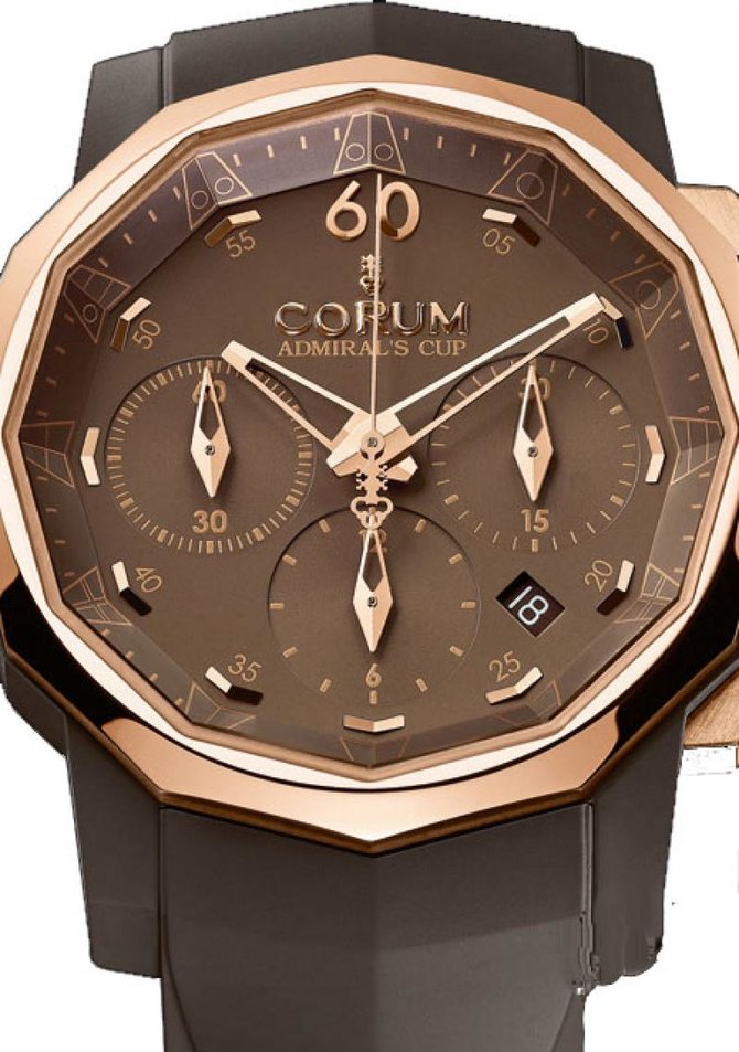 Corum 753.812.03/F372 AG22 Admirals Cup Challenger Admiral`s Cup Challenger Chrono Rubber 44 - фото 2