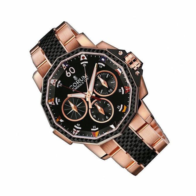Corum 986.691.13/V761 AN32 Admirals Cup Challenger Admiral`s Cup Challenger Chrono Split-Seconds 44 - фото 3