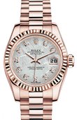 Rolex Datejust Ladies M179175F-0002 26mm Everose Gold