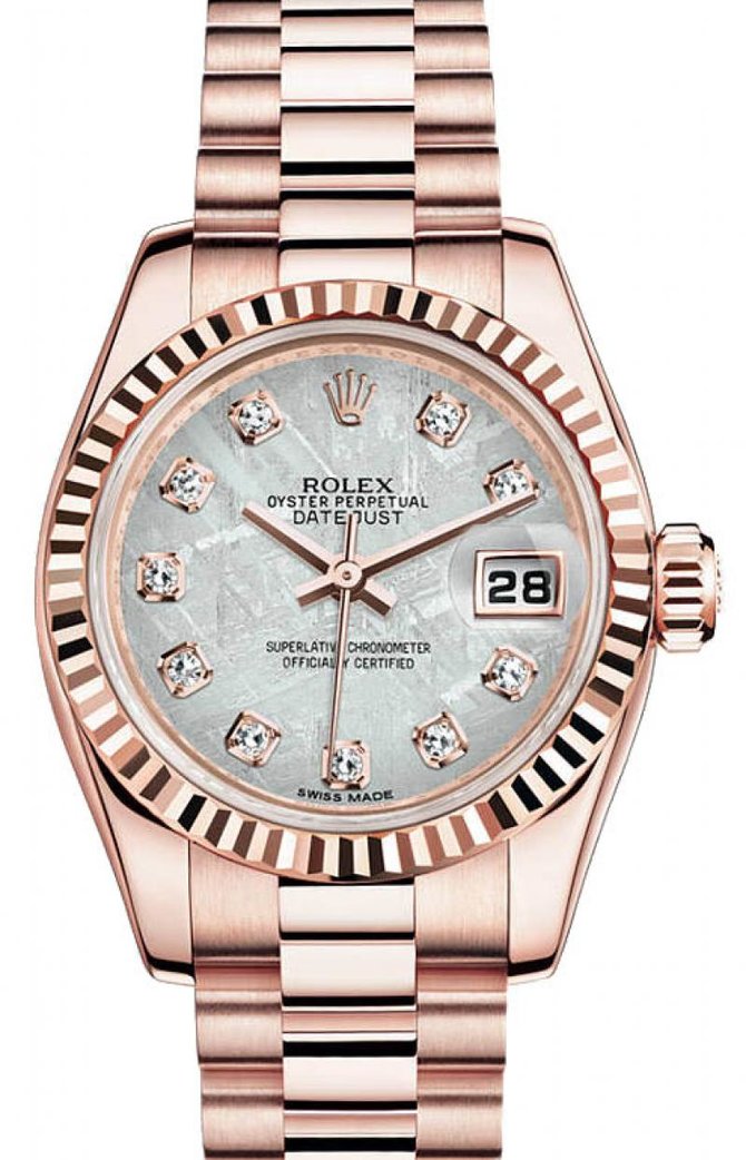 Rolex M179175F-0002 Datejust Ladies 26mm Everose Gold - фото 1