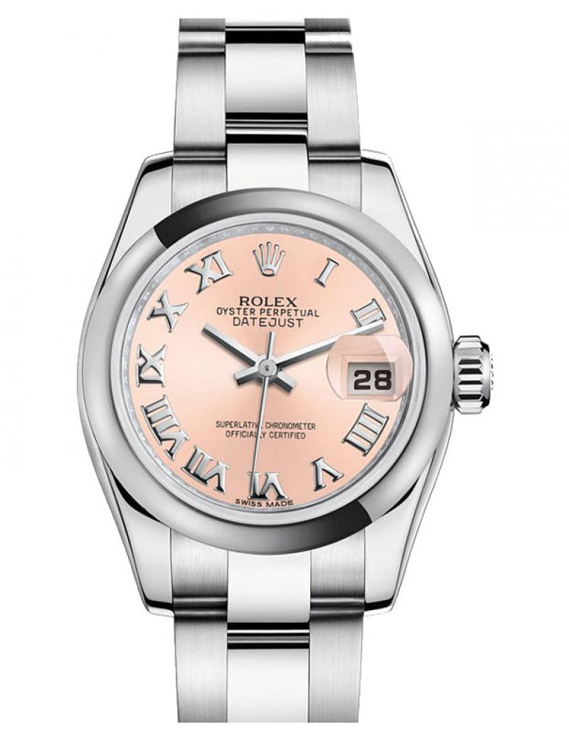M179160-0034 Rolex 26mm Steel Datejust Ladies