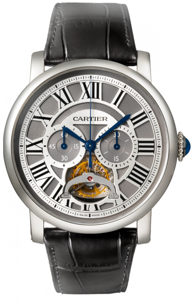 Cartier W1580007 Rotonde De Cartier Tourbillon Single Push-Piece Chronograph - фото 1