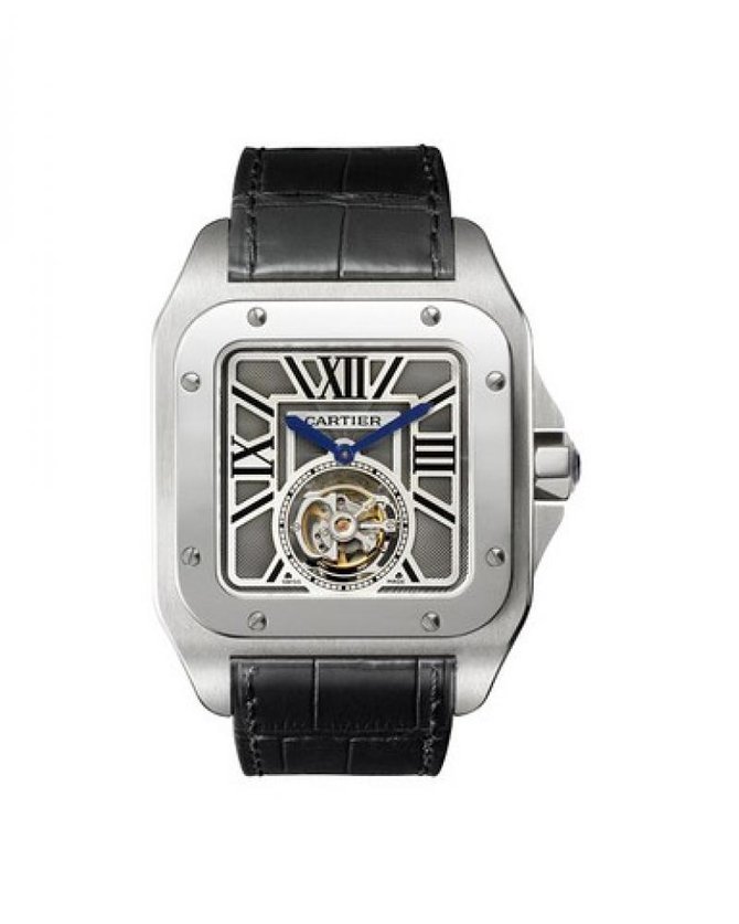 Cartier W2020017 Santos De Cartier Santos 100 Flying Tourbillon - фото 1