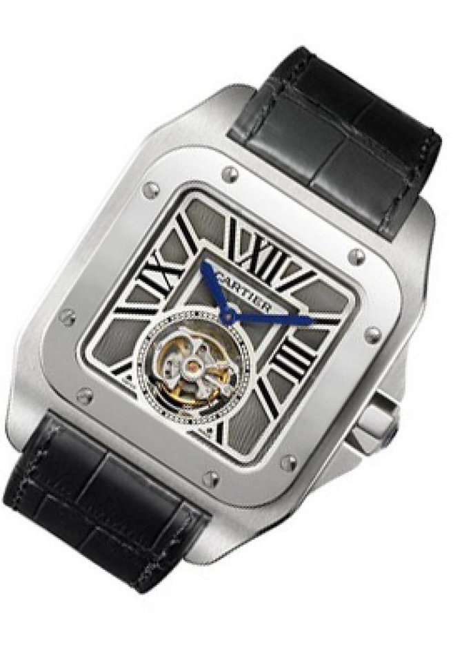 Cartier W2020017 Santos De Cartier Santos 100 Flying Tourbillon - фото 2