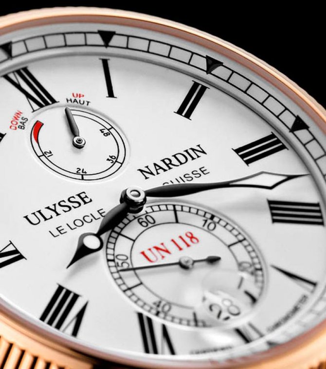 Ulysse Nardin 1186-122-8M/40 Marine Manufacture Chronometer 45 mm RG Bracelet Limited Edition 350 - фото 2