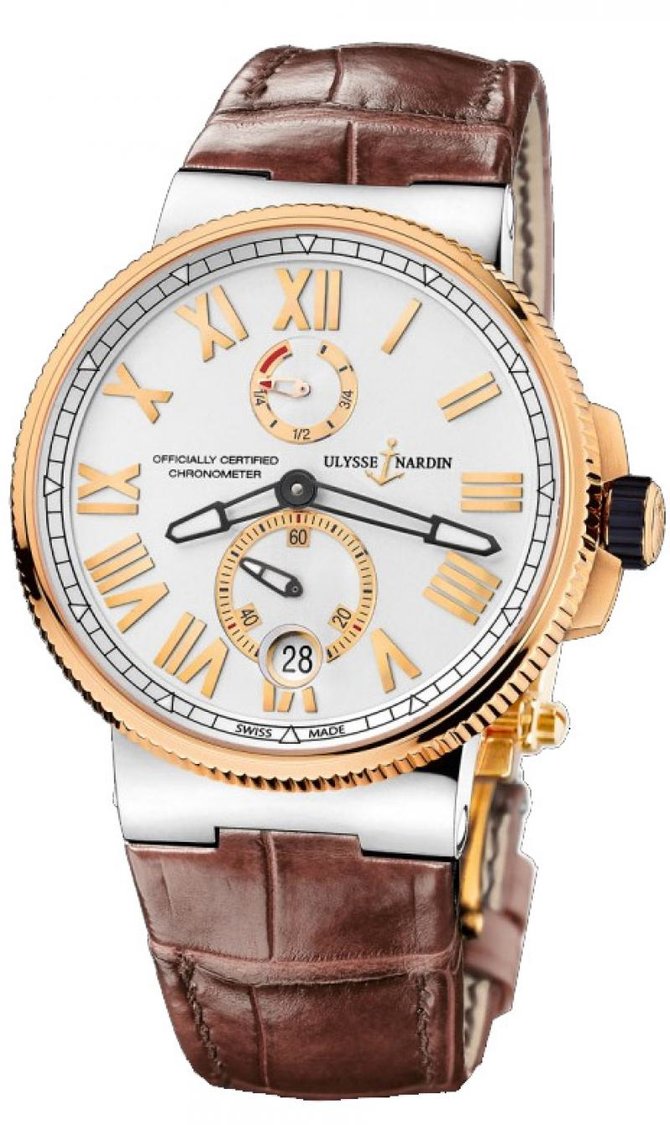 Ulysse Nardin 1185-122/41 Marine Manufacture Chronometer 45 mm Steel RG