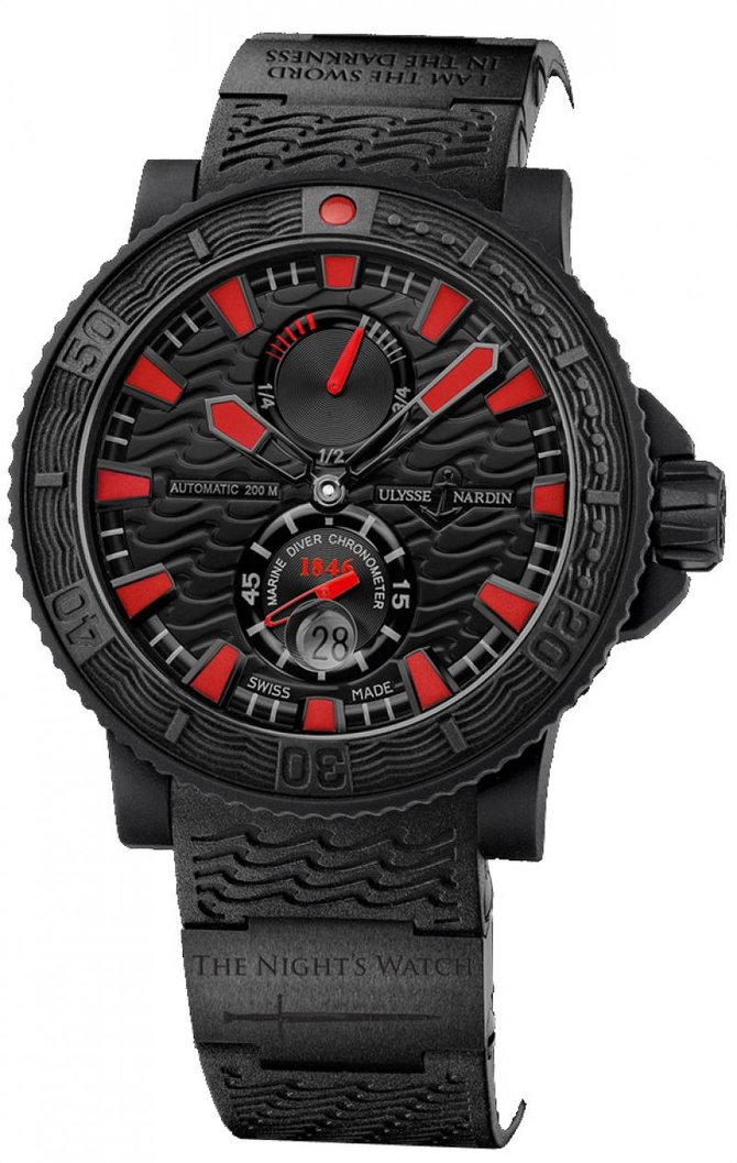 Ulysse Nardin Black Sea 'Game of Thrones' Maxi Marine Diver Black Sea 'Game of Thrones' Limited Edition 25 - фото 1