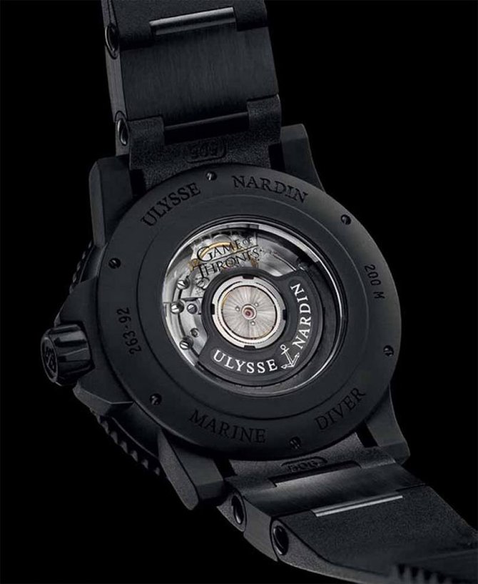 Ulysse Nardin Black Sea 'Game of Thrones' Maxi Marine Diver Black Sea 'Game of Thrones' Limited Edition 25 - фото 2