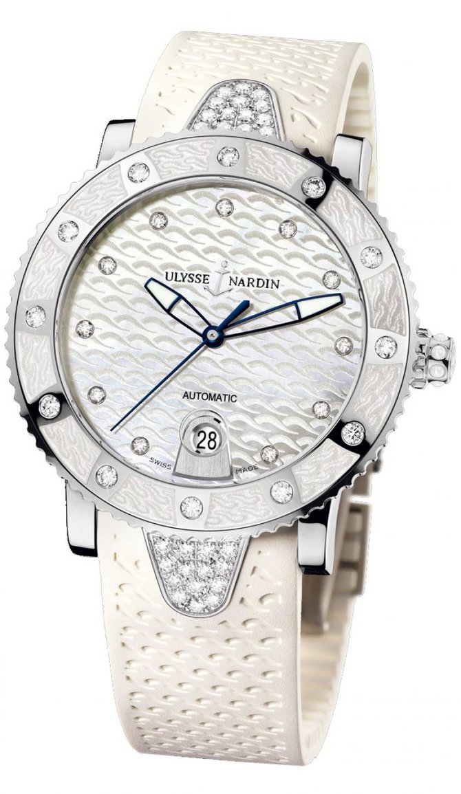 Ulysse Nardin 8103-101E-3C/10 Lady Diver Steel Diamonds
