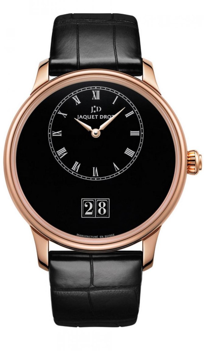 Jaquet Droz J016933210 Majestic Beijing Grande Date Black Enamel